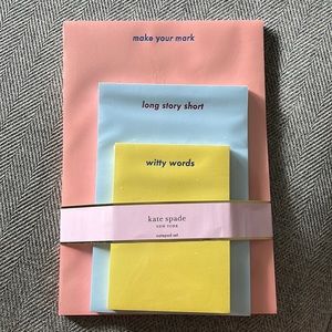 Kate Spade Notepad Set